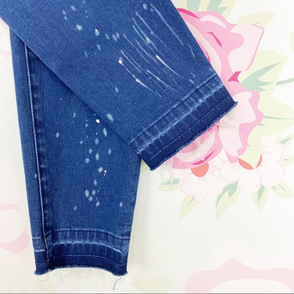 Blank NYC Intro Bleach Dye Paint Skinny Jeans 26 - Picture 5 of 9